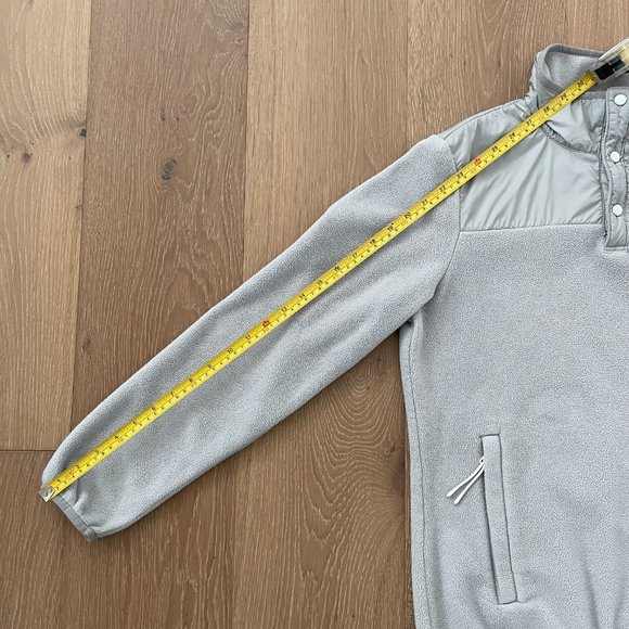 Evo Fleece Jacket Women Small Gray Ballard Polartec Pockets Mock Neck Midlayer - Picture 7 of 14